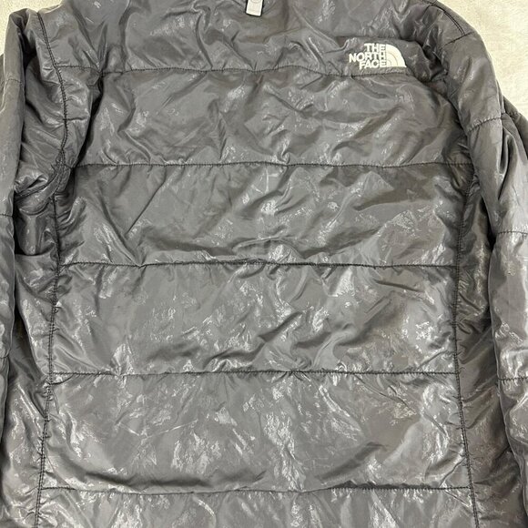 The North Face Black Patterned Puffer Jacket Women's XL - Picture 15 of 16